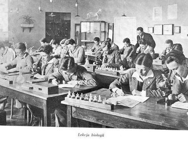 Biology class - 1938 
